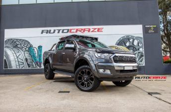 FORD-RANGER-VAPOR-BLACK-MACHINED-WITH-DARK-TINT