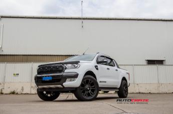 FORD-RANGER-VAPOR-BLACK-MACHINED-WITH-DARK-TINT