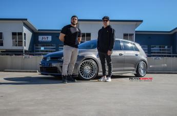VOLKSWAGEN GOLF IND T SILVER MACHINED FACE