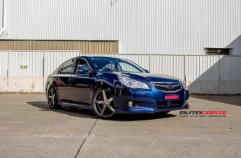 SUBARU LIBERTY SOCHI GUN METAL MACHINED FACE