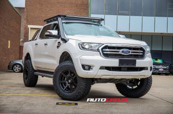 FORD RANGER AVALANCHE MATTE BLACK FRONT MILLED