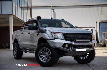 FORD RANGER BLITZ PLATINUM BRUSHED GUN METAL TINTED CLEAR