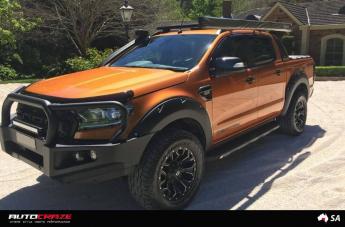 FORD RANGER ASSAULT GLOSS BLACK MILLED ACCENTS