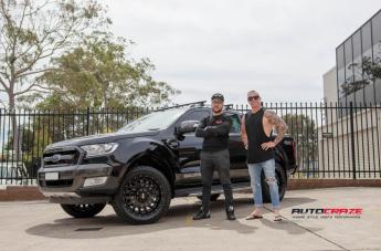 FORD RANGER GD03 GLOSS BLACK MILLED ACCENTS