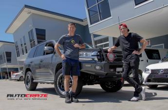 TOYOTA LANDCRUSIER SAVAGE MATTE BLACK MILLED ACCENTS
