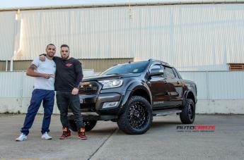 FORD RANGER GD03 GLOSS BLACK MILLED ACCENTS