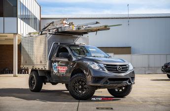 MAZDA BT 50 MO962 GLOSS BLACK MILLED ACCENTS
