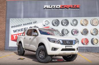 NISSAN NAVARA COVERT MATTE ANTHRACITE BLACK RING