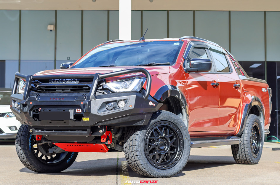 ISUZU D-MAX KMC GRS SATIN BLACK