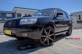 SUBARU FORESTER VERONA MATTE BLACK TINTED FACE