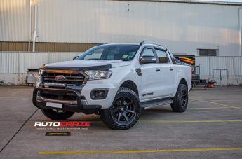 FORD RANGER AVALANCHE MATTE BLACK FRONT MILLED