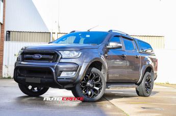 FORD RANGER ASSAULT GLOSS BLACK MILLED ACCENTS