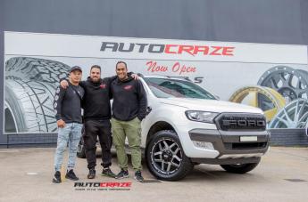 FORD RANGER GD07 MATTE ANTHRACITE MILLED WITH BLACK LIP