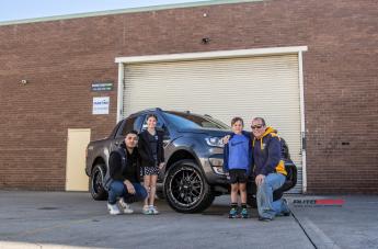 FORD RANGER GD02 MATTE BLACK MILLED ACCENTS