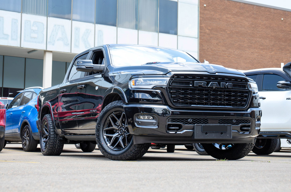 DODGE RAM FUEL FLUX GLOSS BLACK GREY TINT