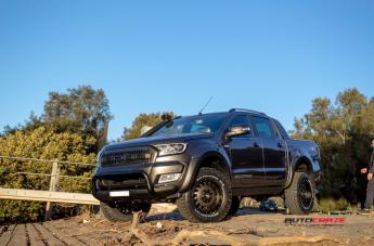 FORD RANGER GD03 MATTE BLACK MACHINED FACE WITH DARK MATTE TINT