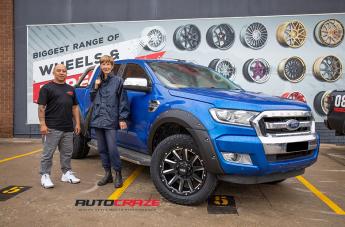 FORD RANGER GD05 MATTE BLACK MILLED ACCENTS