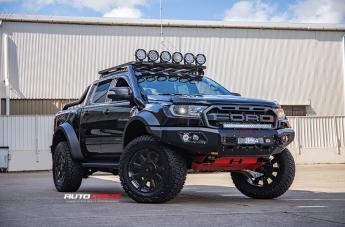 FORD RANGER RAPTOR KMC GAUNTLET XD852 SATIN BLACK
