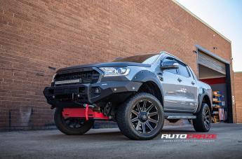 FORD RANGER CONTRA MATTE BLACK MILLED