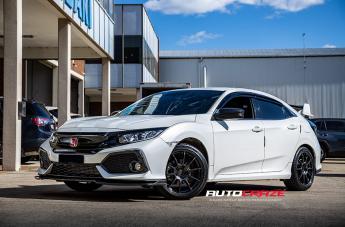 HONDA CIVIC 5 STUD RAIJIN DARK GUNMETAL
