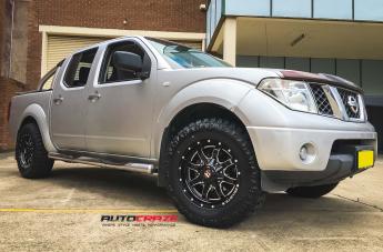 NISSAN NAVARA ANVIL GLOSS BLACK MILLED ACCENTS
