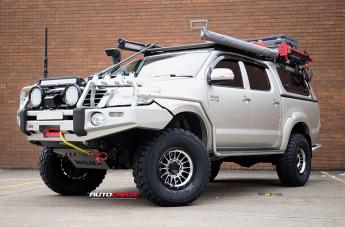 TOYOTA HILUX N70 4WD IMPACT KM542 SATIN BLACK MACHINED FACE
