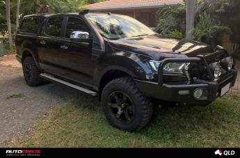 FORD RANGER BEAST BLACK MACHINED WITH DARK TINT