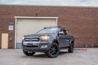 FORD RANGER COUPLER BLACK MACHINED WITH DARK TINT