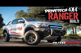 FORD RANGER AVALANCHE MATTE BLACK FRONT MILLED