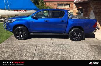 TOYOTA HILUX N80 4WD ASSAULT GLOSS BLACK MILLED ACCENTS 4