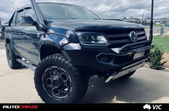 VOLKSWAGEN AMAROK DEMODOG XD SATIN BLACK GREY TINTED CLEAR COAT