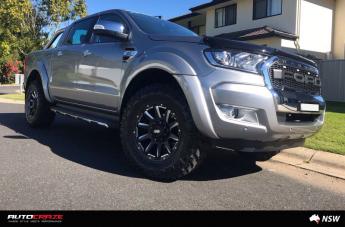 FORD RANGER GRID GD05 MATTE BLACK MILLED ACCENTS