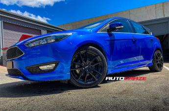 FORD FOCUS  5 STUD  VOSSO SATIN BLACK