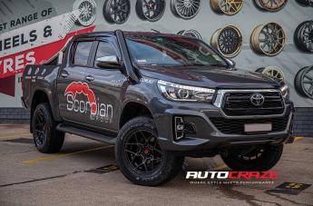 TOYOTA HILUX N80 4WD SABBATH GREY DARK TINT