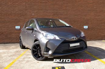 TOYOTA YARIS MR142 SATIN BLACK