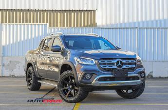 MERCEDES X CLASS AVALANCHE MATTE BLACK FRONT MILLED