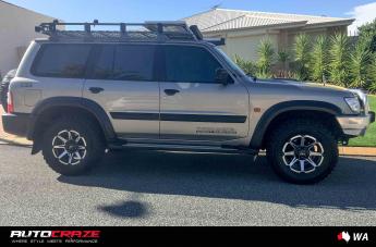 NISSAN PATROL T05 SATIN BLACK MACHINED FACE