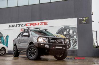 MAZDA BT 50 GD05 MATTE BLACK MILLED ACCENTS