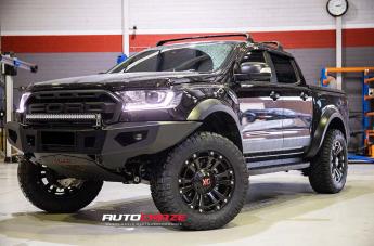 FORD RANGER RAPTOR MONSTER XD MATTE BLACK