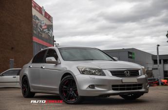 HONDA ACCORD REDBACK PIANO BLACK RED UNDERCUT
