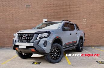 NISSAN NAVARA PHOENIX XD865 GLOSS BLACK MILLED