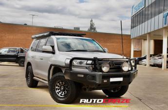 TOYOTA LANDCRUISER COVERT MATTE ANTHRACITE BLACK RING