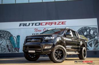 FORD RANGER GD07 MATTE BLACK MILLED