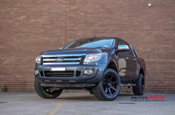 FORD RANGER AVALANCHE MATTE BLACK MILLED FONT 3