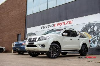 NISSAN NAVARA MENACE GLOSS BLACK MILLED ACCENTS