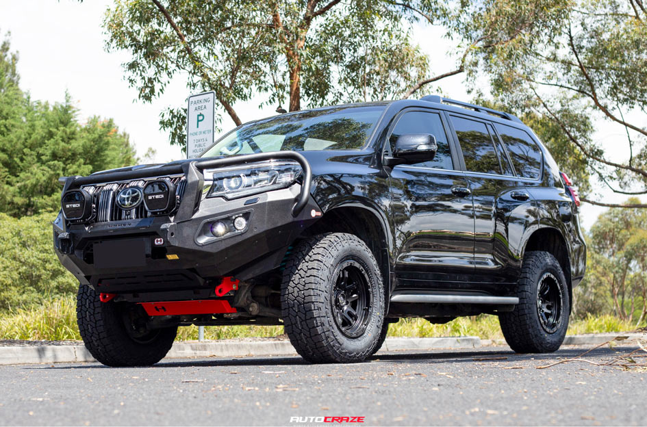 TOYOTA LAND CRUISER PRADO 150 FUEL AMMO MATTE BLACK