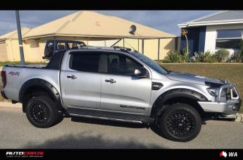 FORD RANGER GD03 GLOSS BLACK MILLED ACCENTS