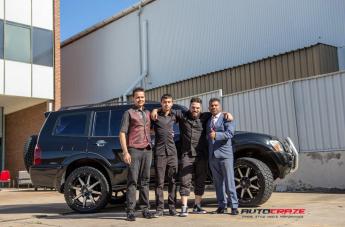 MITSUBISHI PAJERO MAVERICK BLACK MACHINED FACE
