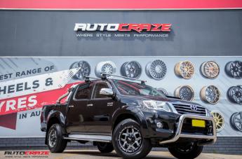TOYOTA HILUX N70 4WD GD07 MATTE ANTHRACITE MILLED WITH BLACK LIP