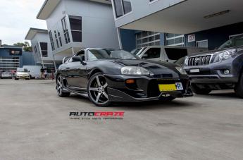 TOYOTA SUPRA STELLA2 FULL POLISH MATTE GUN METAL
